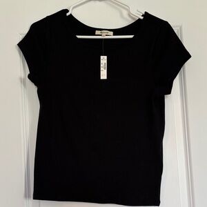 Madewell (Re)generative Cotton Ribbed Cap-Sleeve Tee